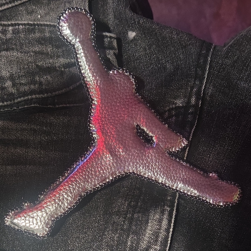 Hand Beaded Jordan Jumpman. - Picture 2 of 6